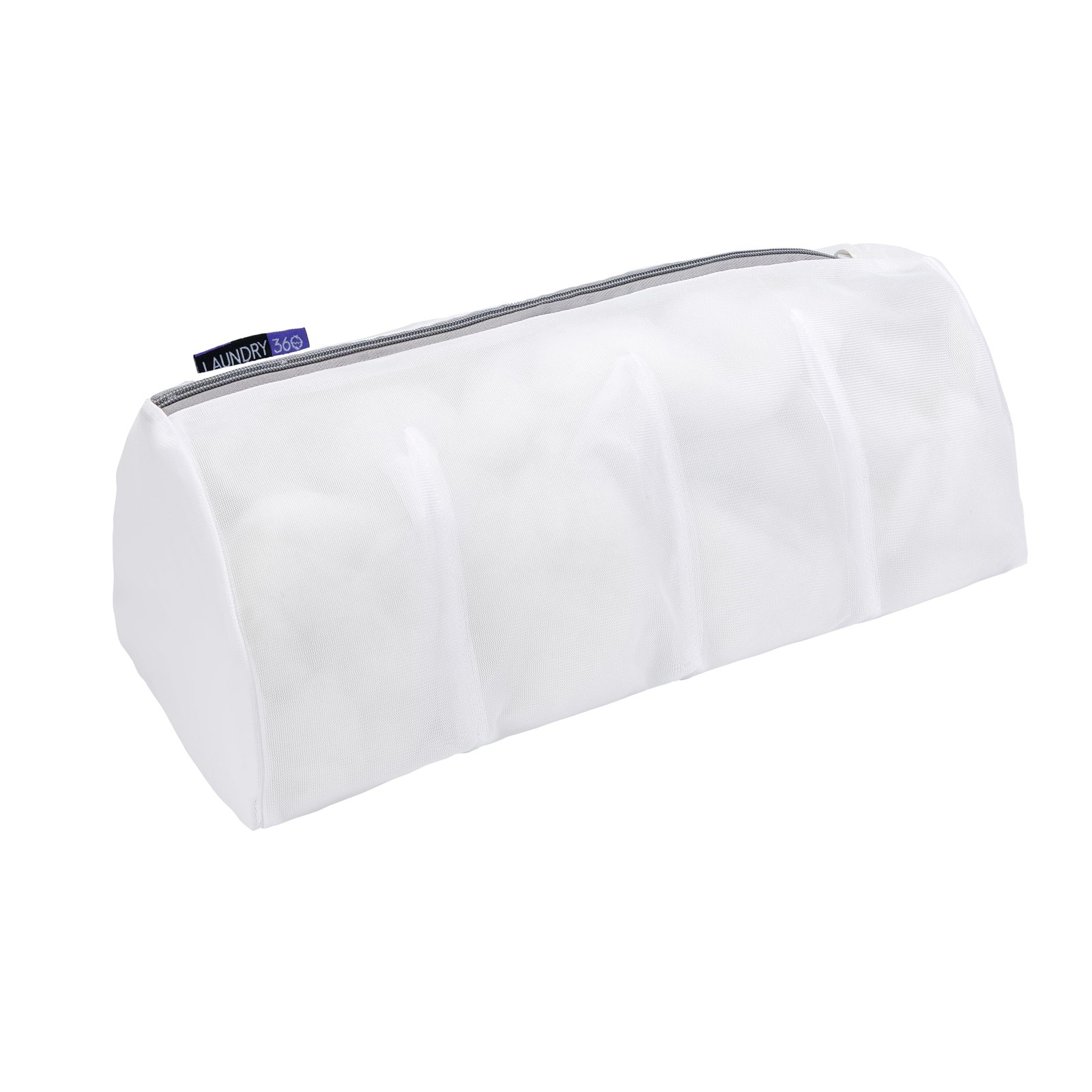 Laundry 360 4 Compartment Hosiery Wash Bag Hoisery Bag, White