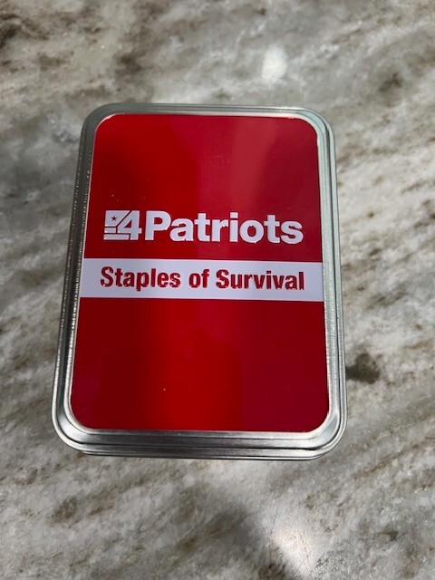 4 Patriots Staples Of Survival Includes Survival Tools And First Aid Kit NEW