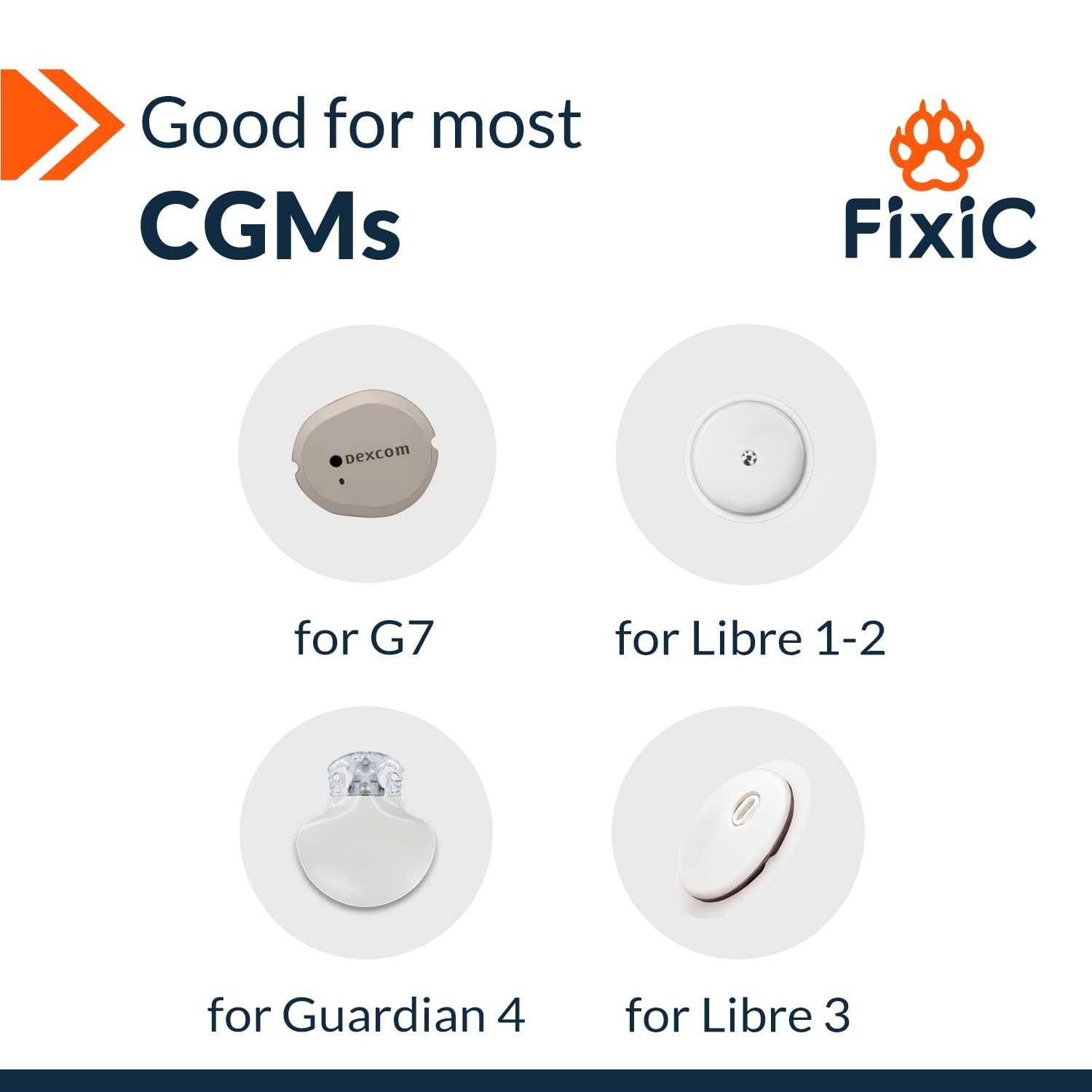 25 Pack Sensor Covers 3.5″ Waterproof Adhesive Bandages for Libre G7 Guardian –