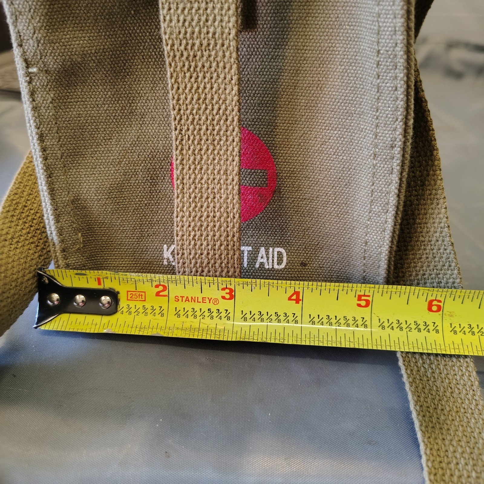 FIRST AID BAG-Olive Drab-Outdoor Jungle Survival Gear-New Old Stock Prepers,Camp