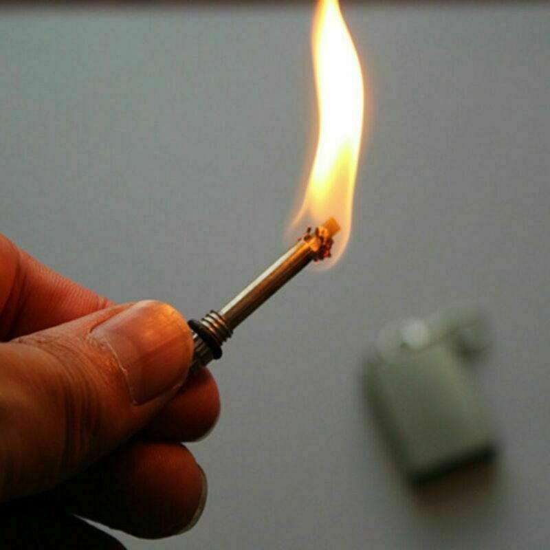 5~10X Permanent Match Fire Starter Survival Emergency Flint Metal Lighter Hiking