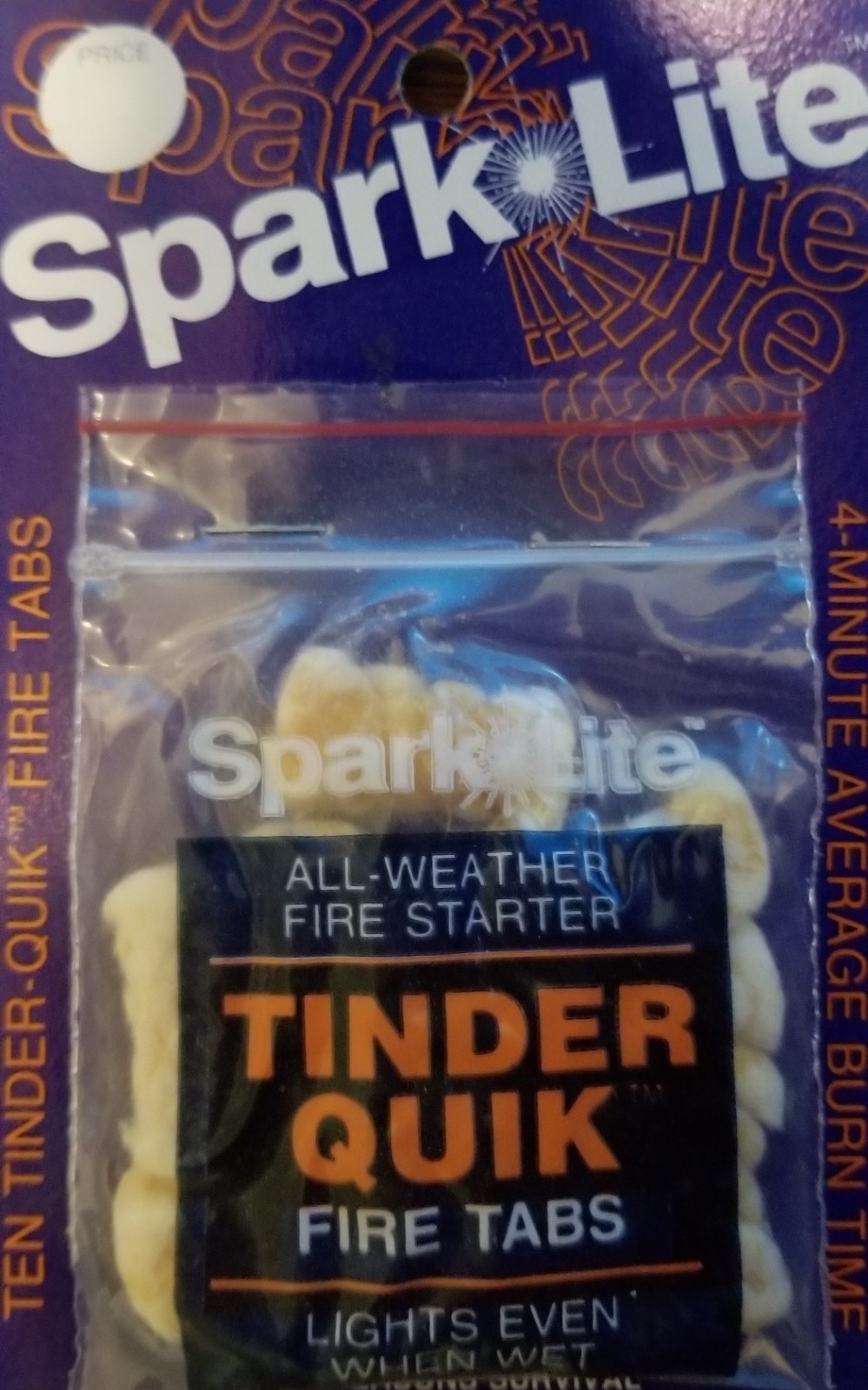 Tinder Quik Spark Lite Fire Starter Tabs Camping Survival Emergency Kits