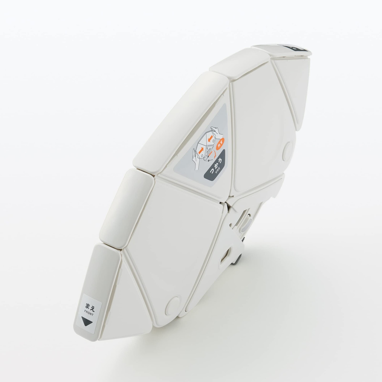 MUJI Foldable Helmet White MJ-FH2 44913314 W28.5xD20.8xH15cm PP Resin, ABS NEW