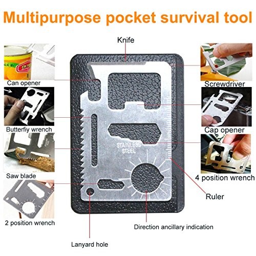 Survival Kit Outdoor Emergency Gear Kit for Camping Hiking Travelling or