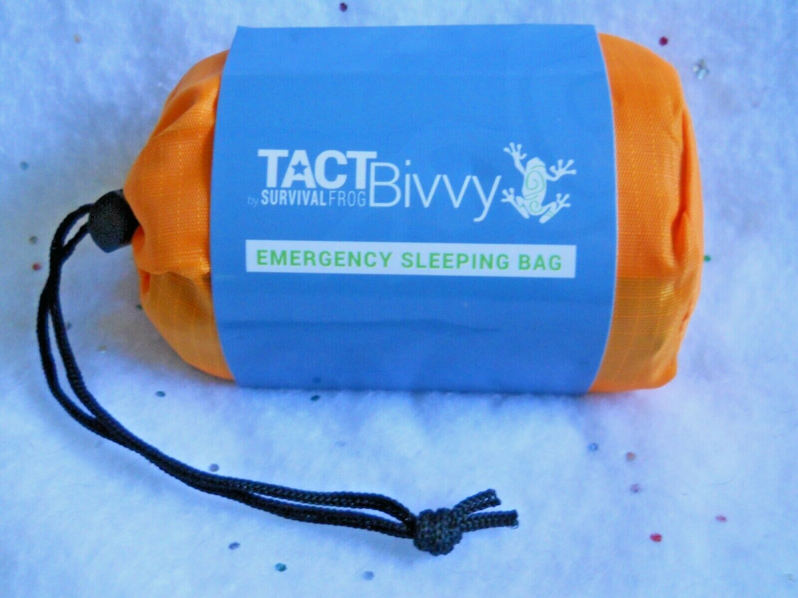 Tact Bivvy® Emergency Sleeping Bag 4.7 oz Lightweight Survival Frog orange