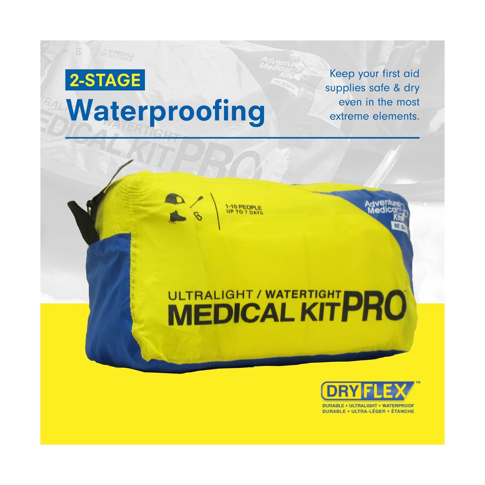 Adventure Medical Kits Ultralight & Watertight Medical Kit Pro – Emergency Fi…