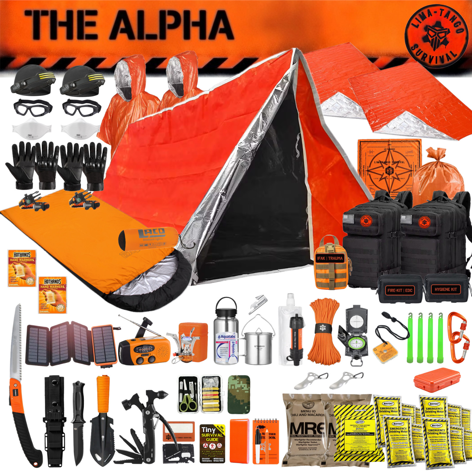 Emergency Survival Kit / Bug Out Bag / Tactical Backpack