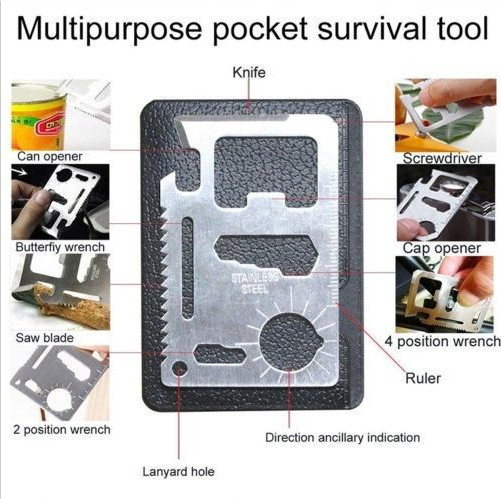 New OUTDOOR SAFTY KIT Simple, Light Weight for Outside, Camping, Fishing