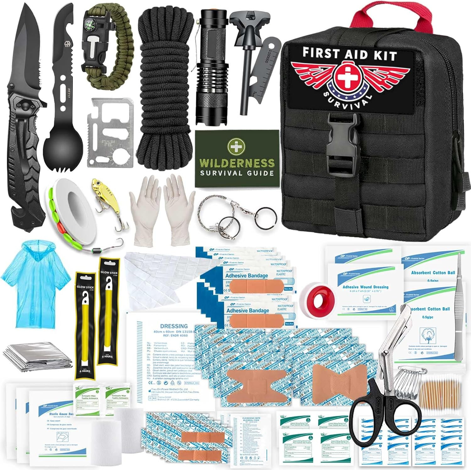 Gifts for Men Dad Husband Him Fathers Day, Survival Gear and Equipment 12 in 1,