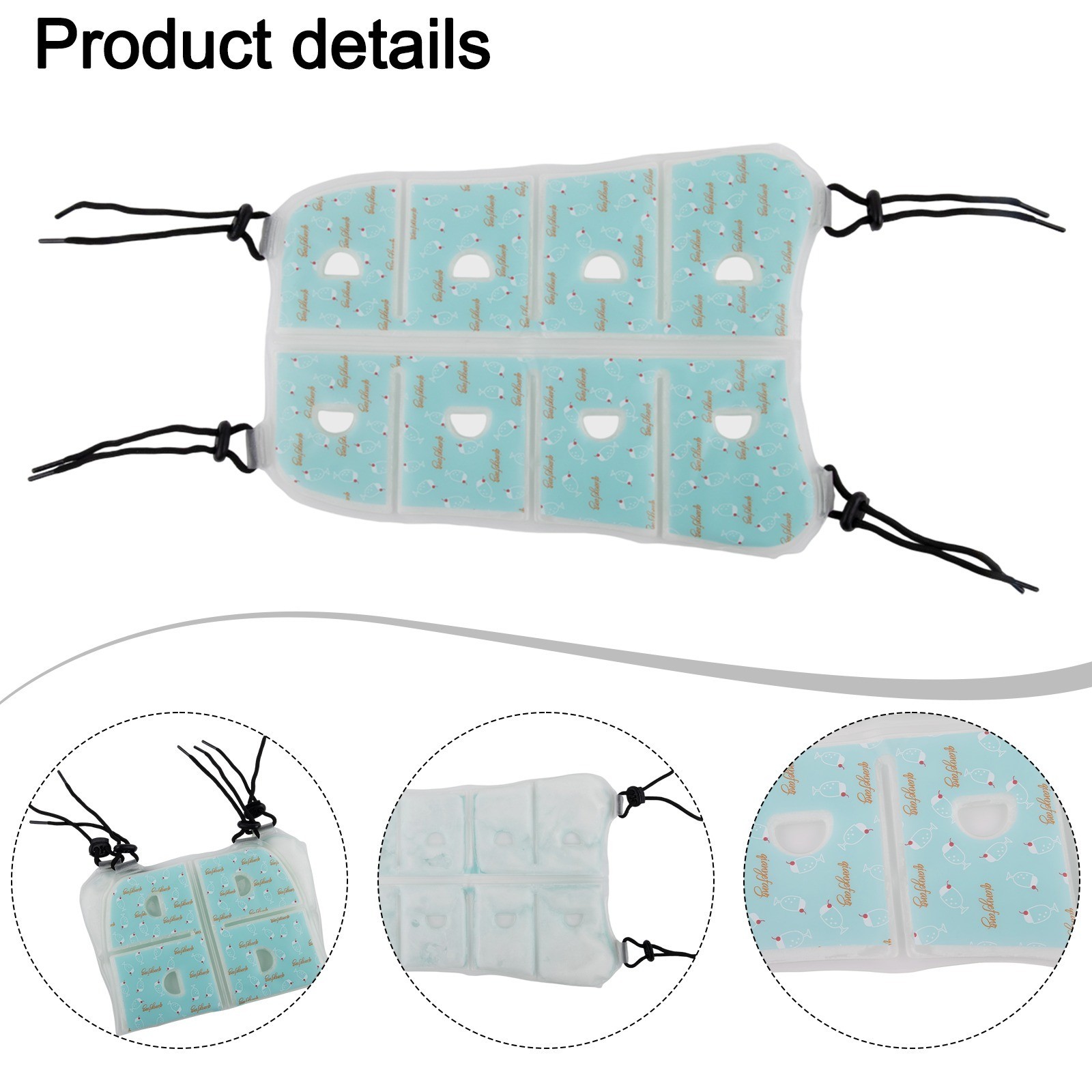 Lightweight PCM Cooling Pad for Summer Outdoor Activities with Adjustable Fit