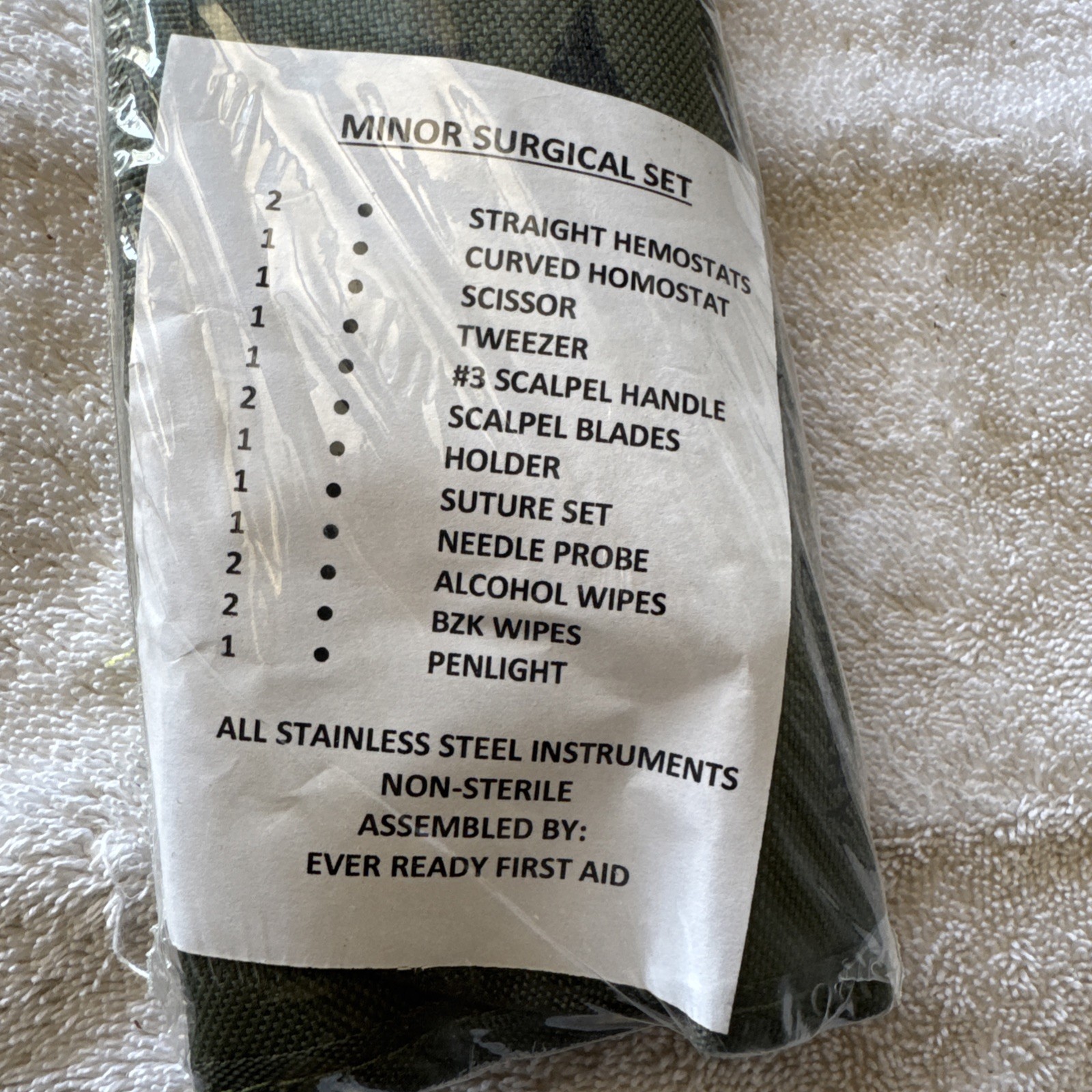 Elite First Aid Surgical Kit With Military Molle Compatible
