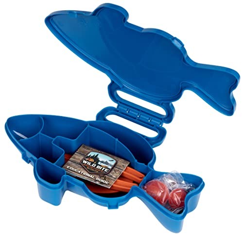 Flambeau Outdoors Wild Bite Fishing Tackle Box Kit | One Size, Blue