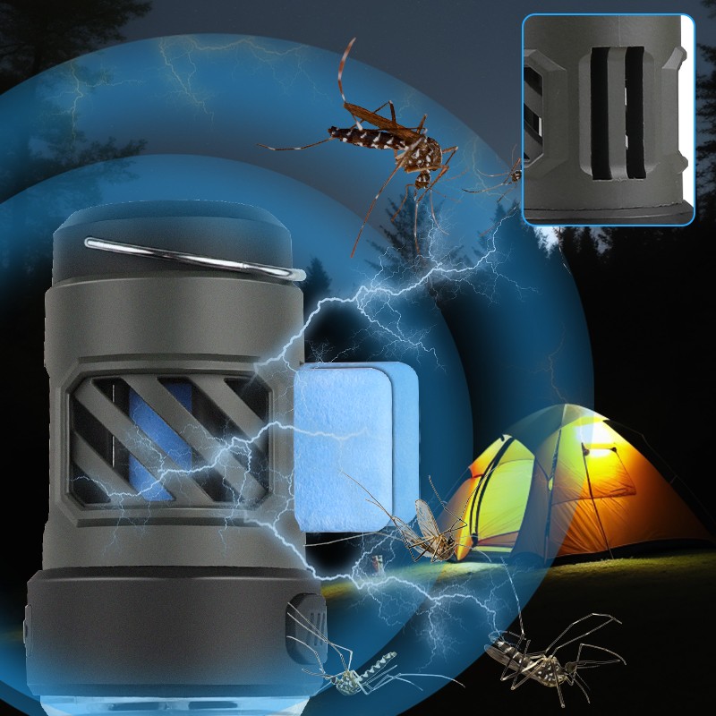 Compact LED Camping Light Flashlight, Tripod & Portable Lamp