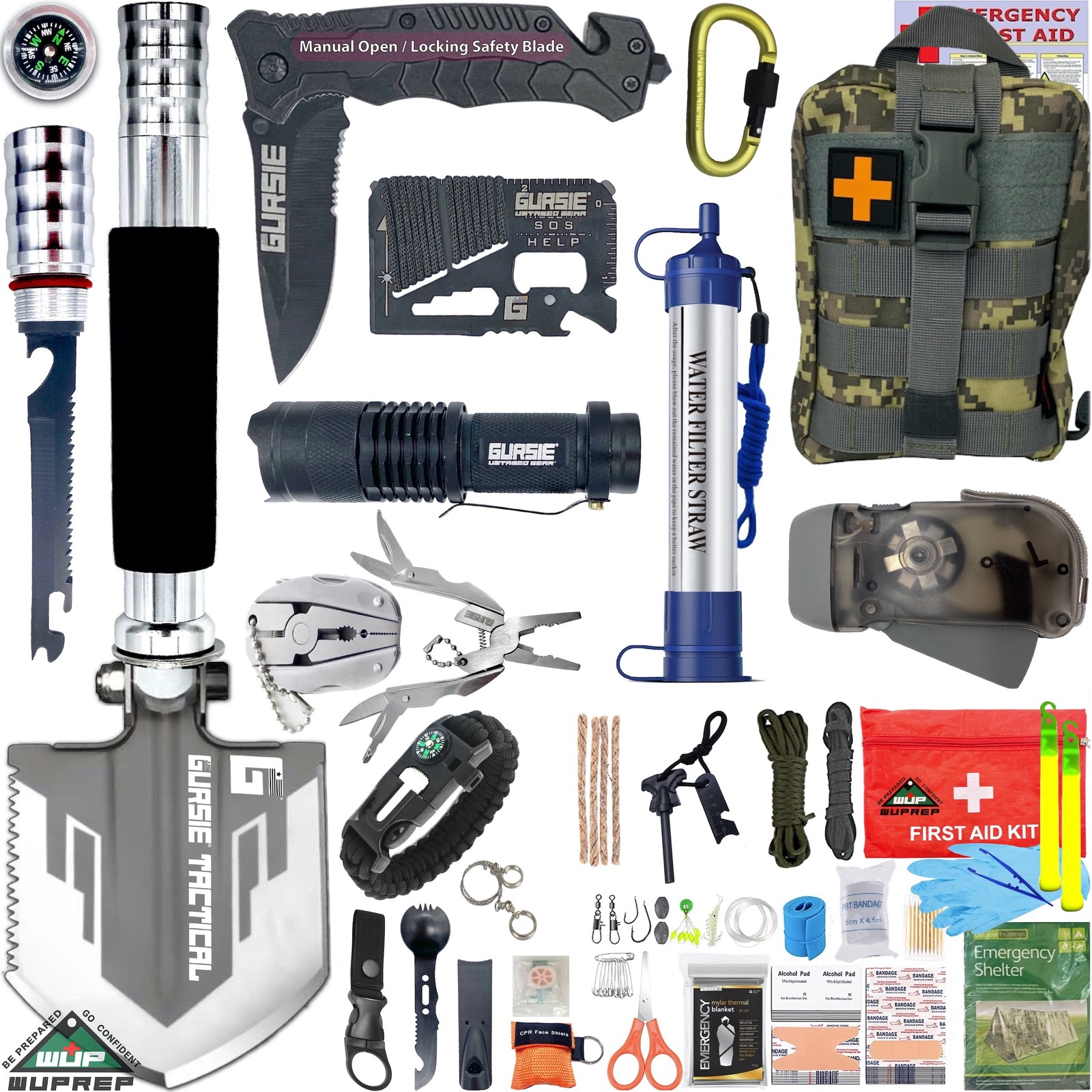 Best Outdoorsman Gifts Camping Hiking Hunting Fishing Tactical Survival Gear Kit
