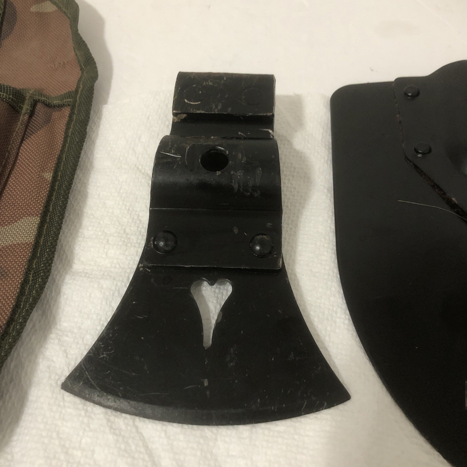 Backpacking Camping Survival Kit Shovel , Axe Interchangeable Gear Kit