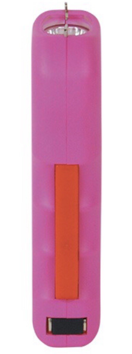 Stun Master POLICE PINK MINI Stun Gun 4.8 Milliamp Rechargeable LED FLASHLIGHT