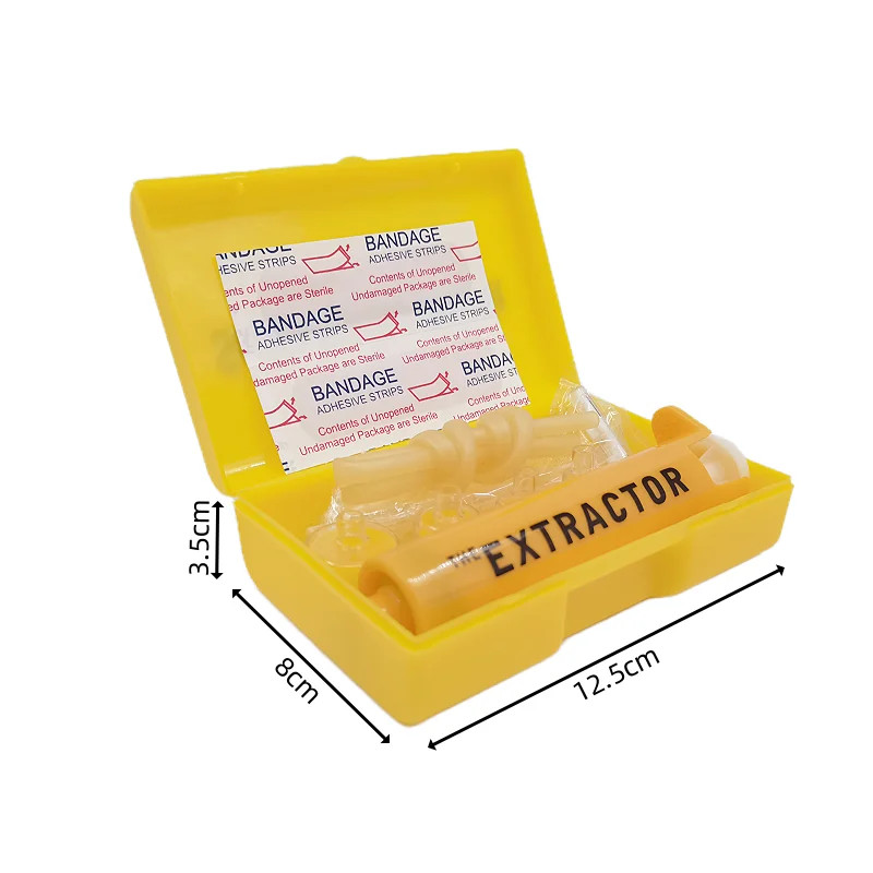 High Quality Portable Outdoor Emergency Bee Bite Vacuum Extractor First Aid Tool