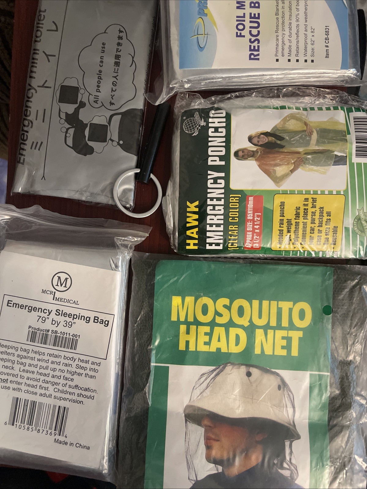 Lot Of 6 Backpacking / Camping Misc. Emergency Items
