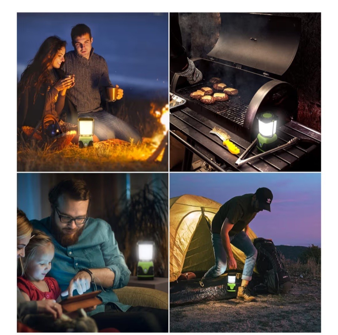 LEPRO 1000 LUMEN LED CAMPING LANTERN EMERGENCY & SURVIVAL LIGHT NEW REG BATTERIE