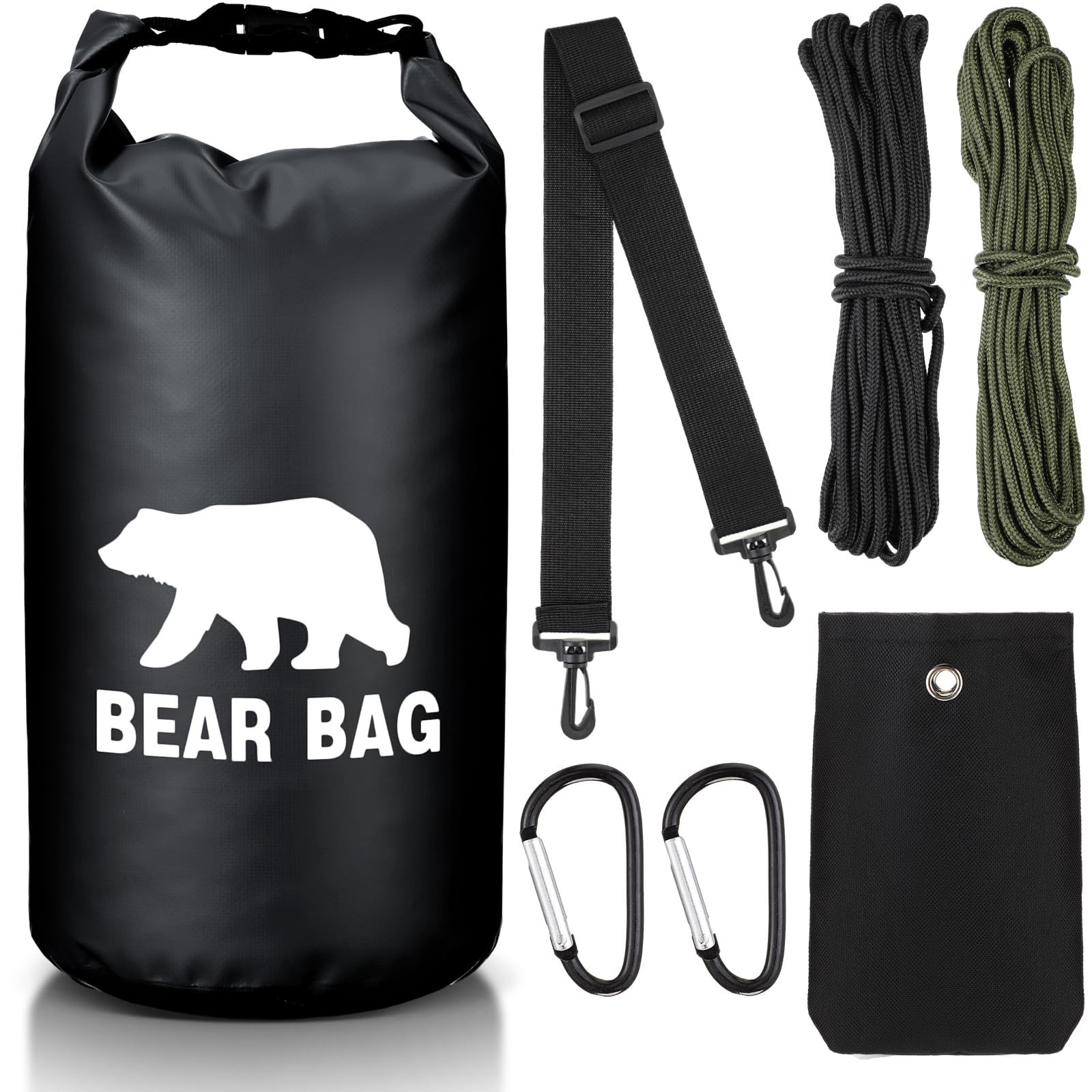 1 Set Bear Food Bag for Camping Ultralight Food Hanging System Includes Water…