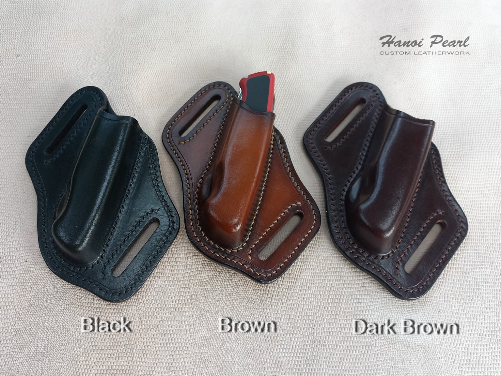 Custom Cross Draw Leather Sheath for SAK Victorinox RangerGrip 78/ 79/ 178/ 179