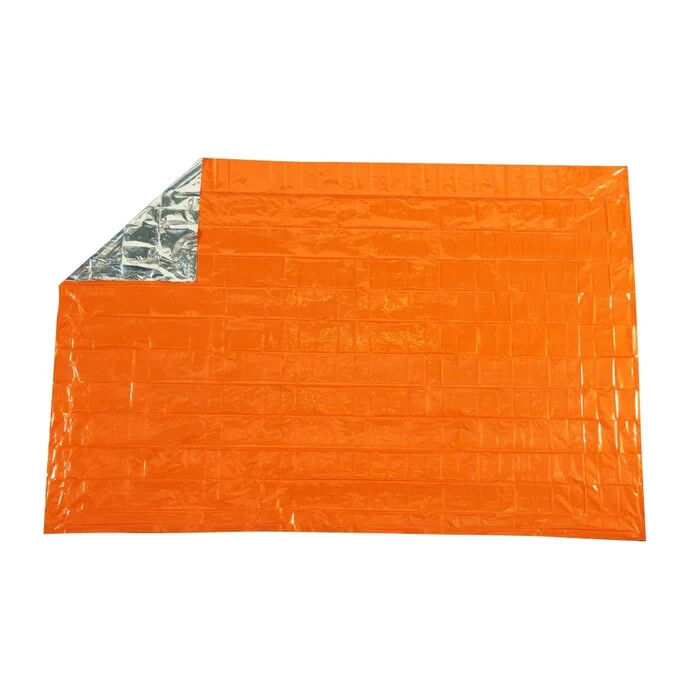 SOL Heat Sheet Survival Thermal Emergency Blanket 1 Person Quiet and Warm!