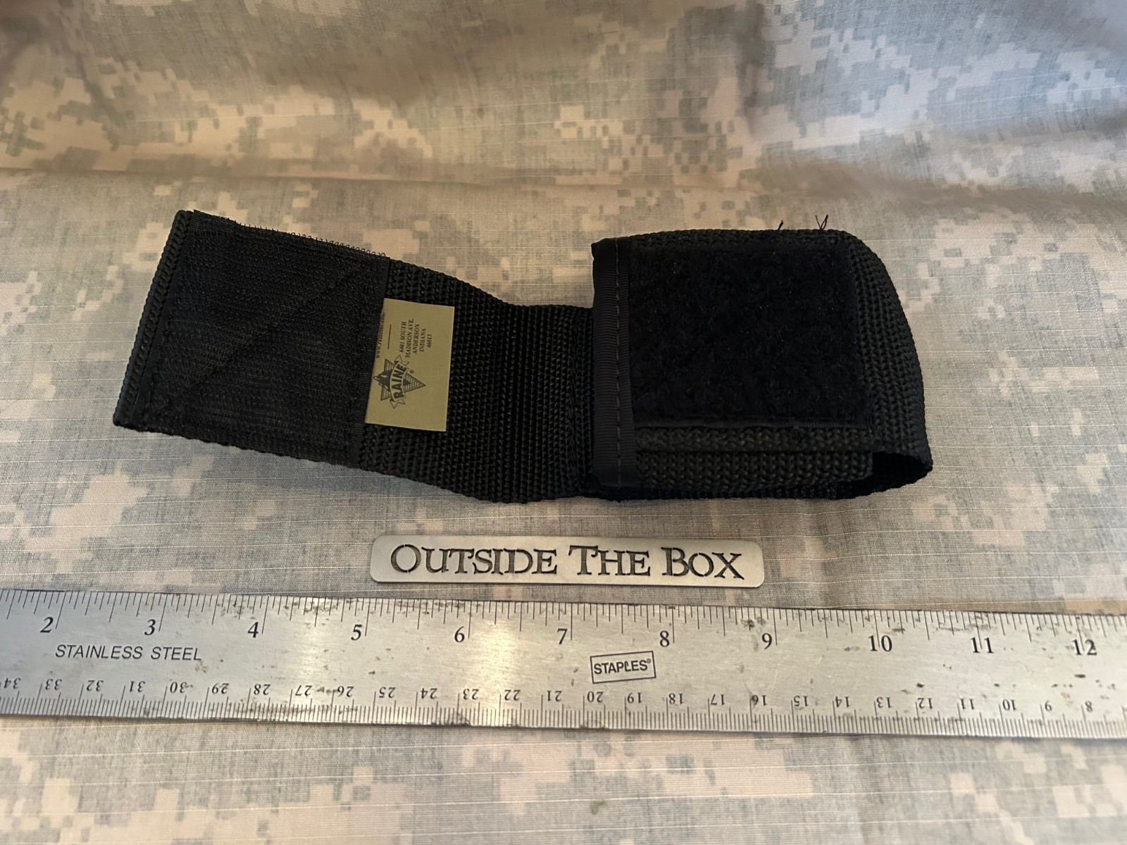 Raine, Inc.- ALTOIDS TIN Belt Pouch , BLACK Nylon, Emergency, EDC – USA MADE