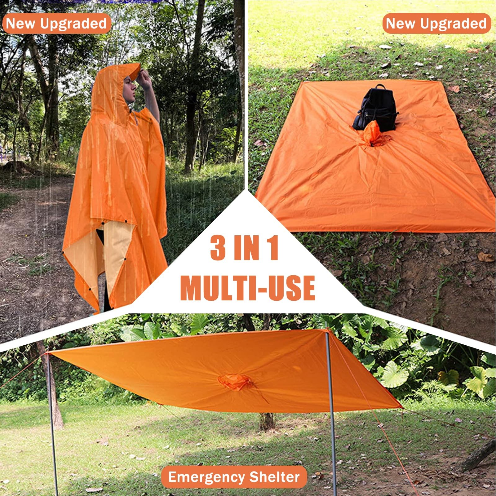 Waterproof Rain Poncho Women Men, Lightweight Waterproof Rain Jackets Wied…