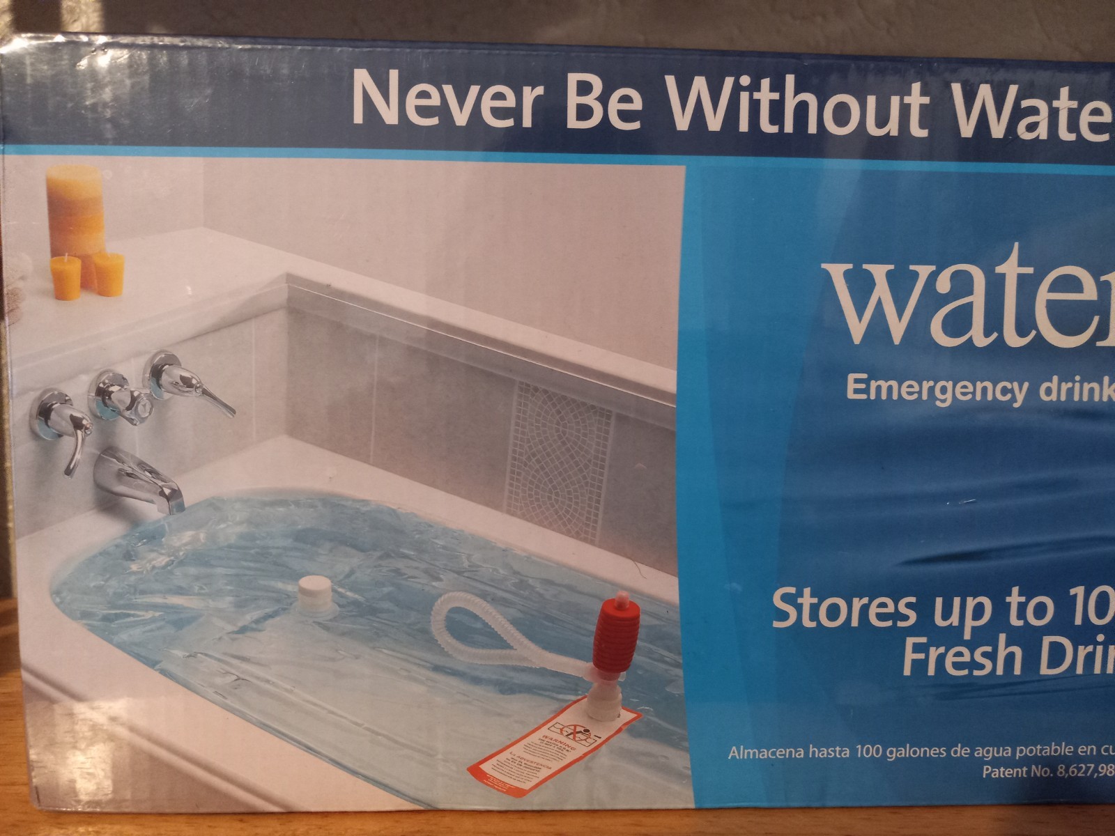 NEW SEALED Box WaterBOB Emergency Drinking Water Storage Store Up To 100 Gallons