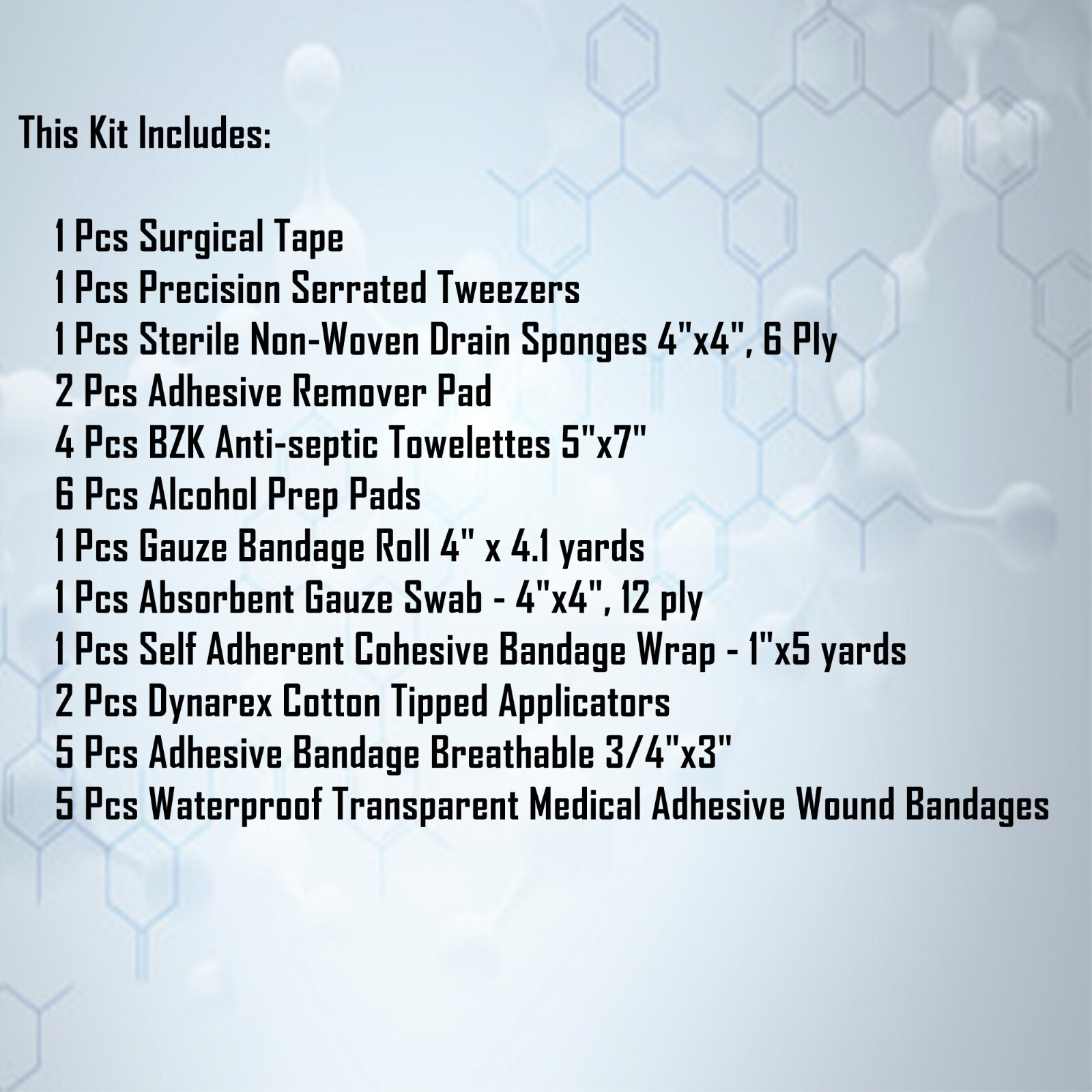 First Aid Kit Military IFAK Medical Supplies for Trauma Gear Preparedness-29 Pc