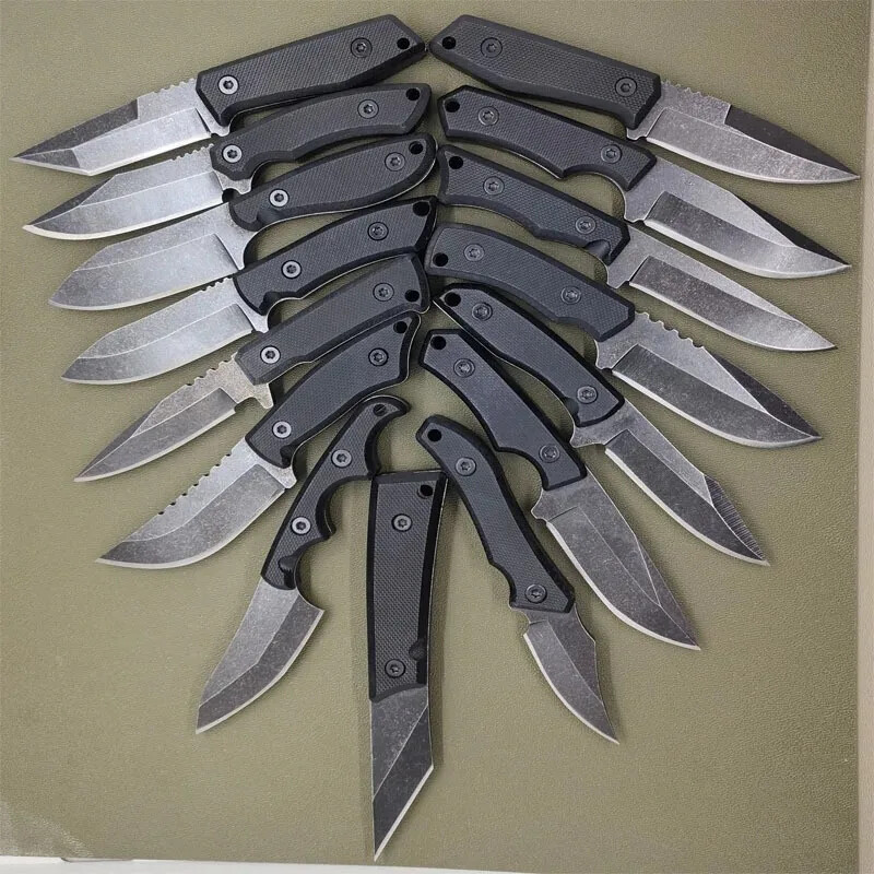 1PCS Stainless Steel Small Fixed Blade Kydex Sheath Knife G10 Handle Portable