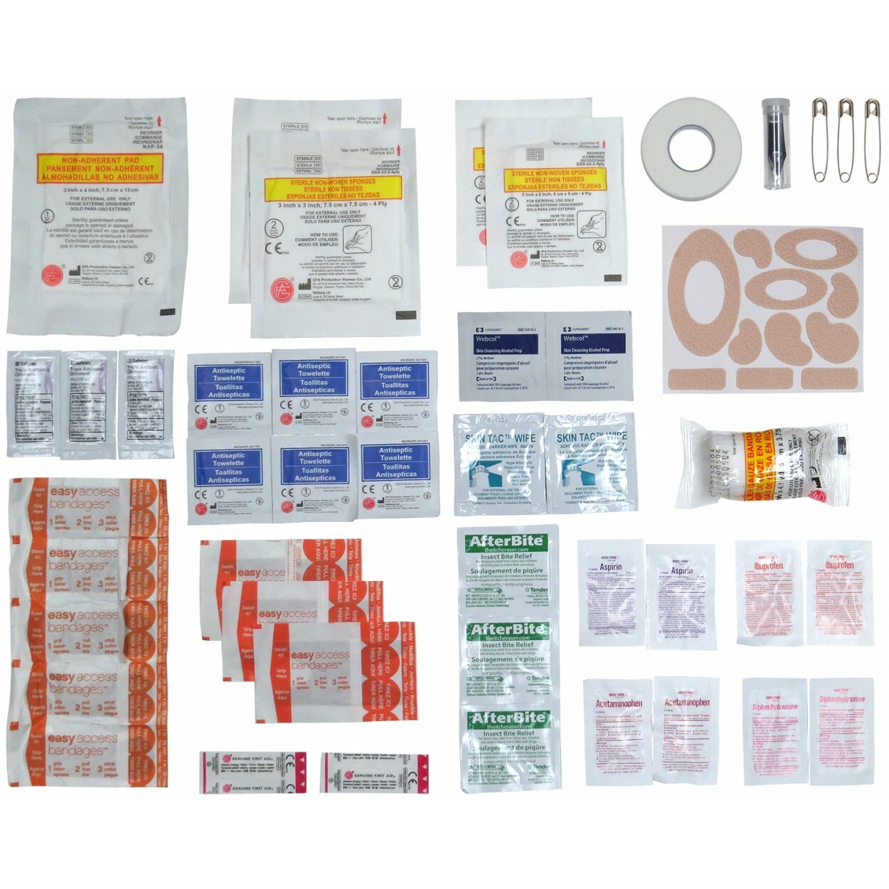 Ultralight/Watertight .5 First Aid Medical Kit Hiking, Kayaking, Skiing, Biking