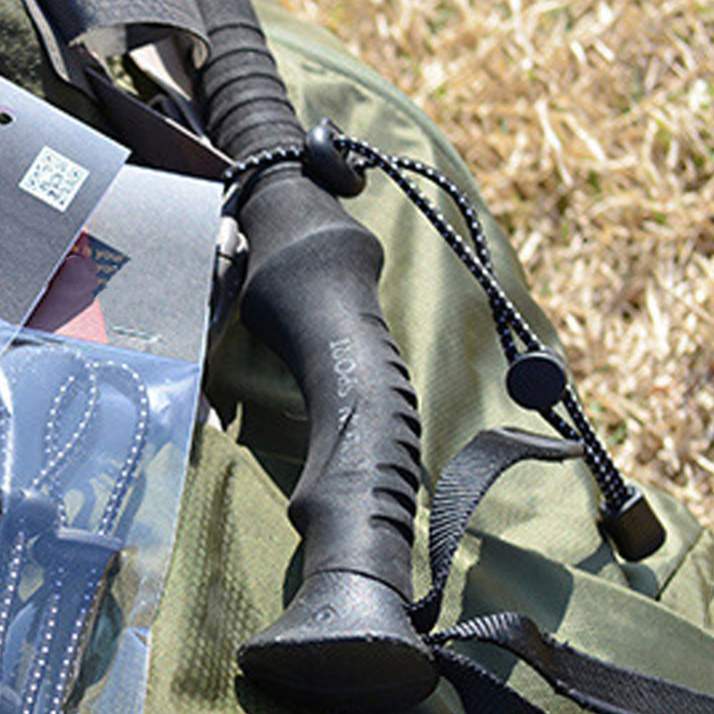4 Pcs Trekking Pole Holder Carabiner Bungee Cord Trail Buddy Poles Lanyard