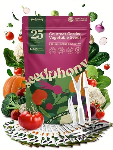 25 Gourmet Garden Vegetable Seeds Variety Pack – 14,965+ 25 Gourmet Vegetables