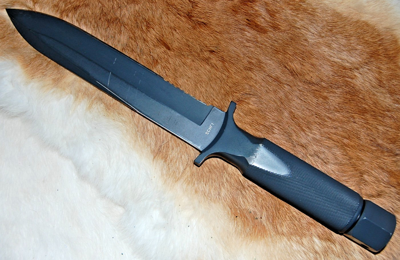 Rare Schrade SCHF1 Large Extreme Survival Knife – One-Piece Drop Forged