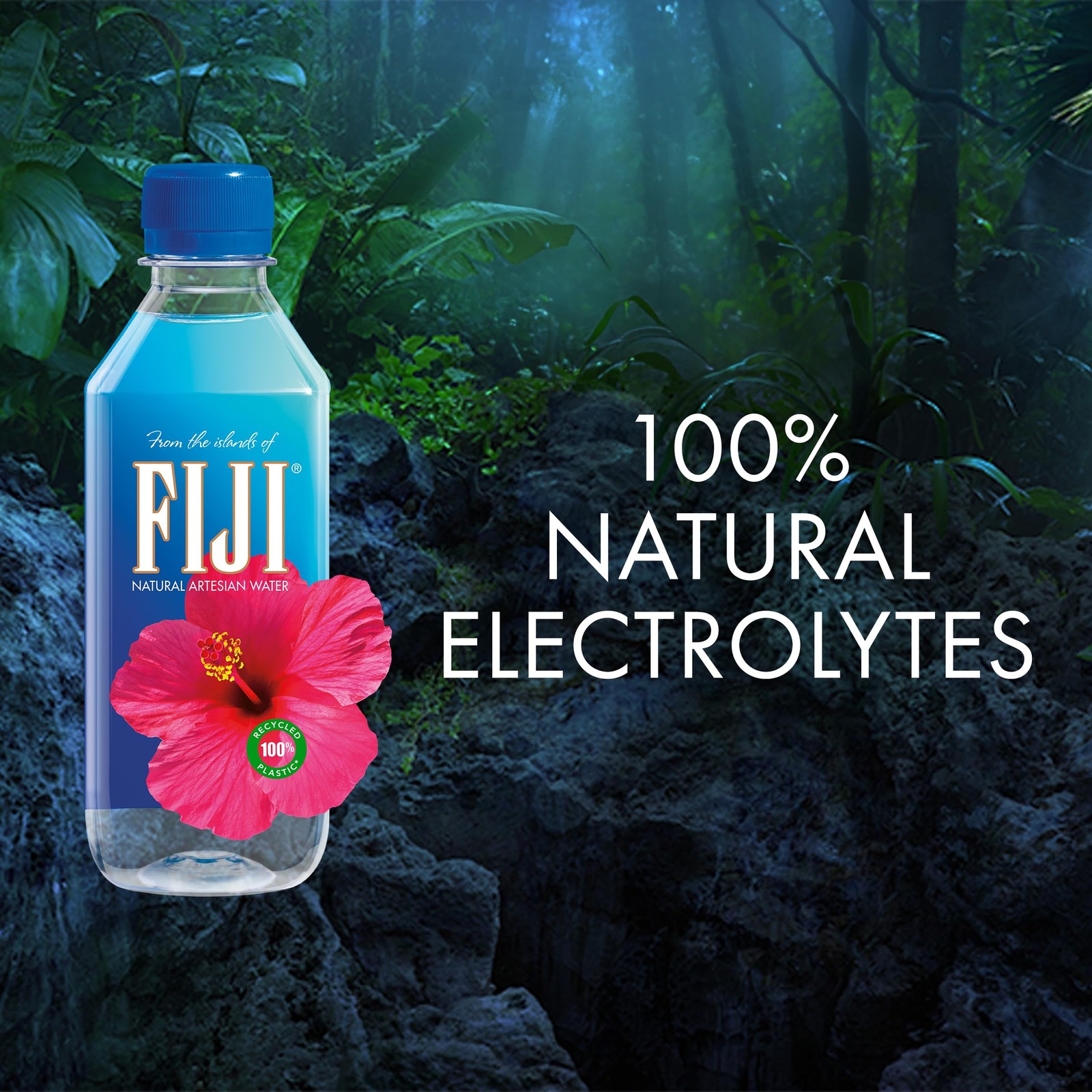 FIJI Natural Artesian Bottled Water 330mL / 11.15 Fl Ounce (Pack of 24) – 100%