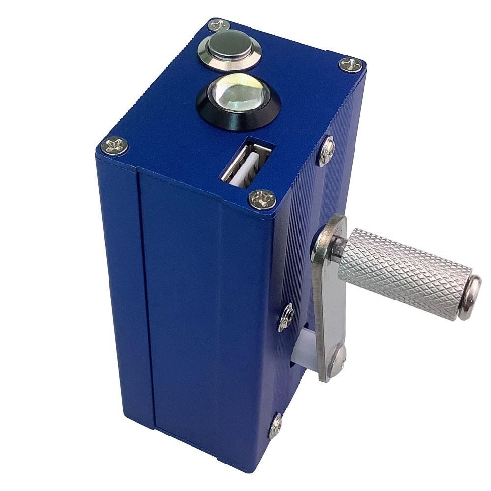 Outdoor Lightweight Multipurpose Emergency Survival Hand Crank Charge Generator