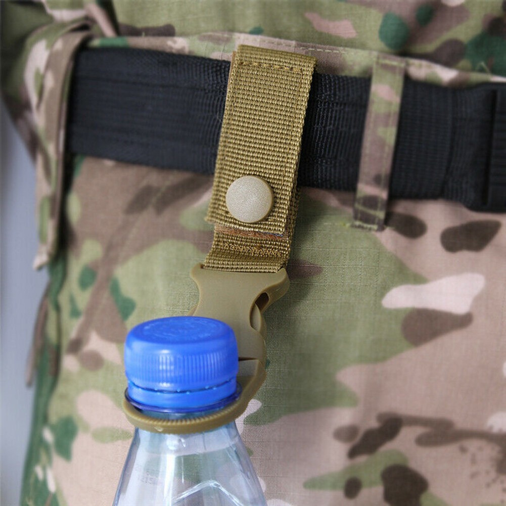 2pc Water Bottle Holder Clips with Nylon Buckle for Climbing and Travel