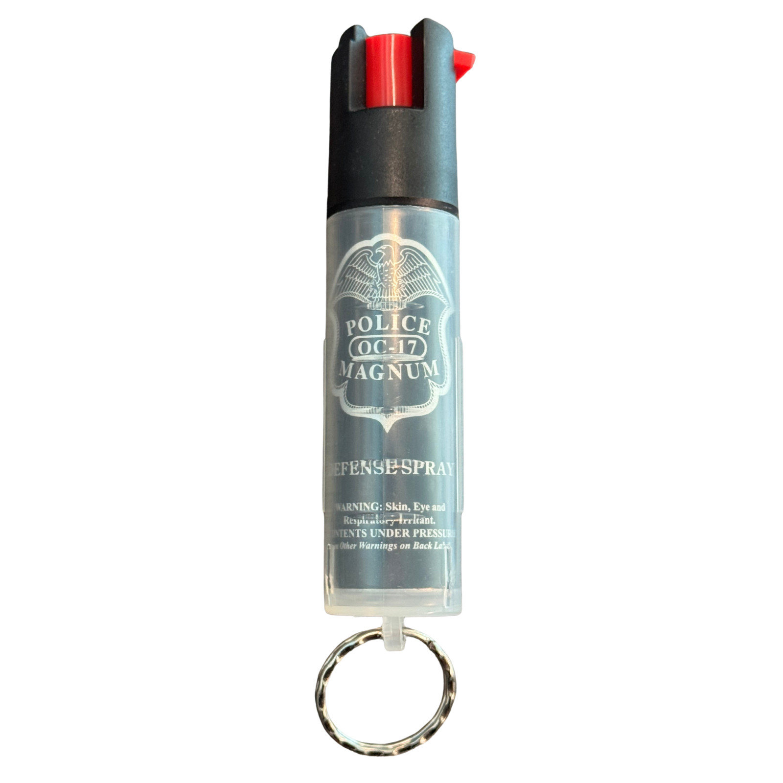 Police Magnum pepper spray keychain holder self defense 1 PACK 3/4oz TL Keyring