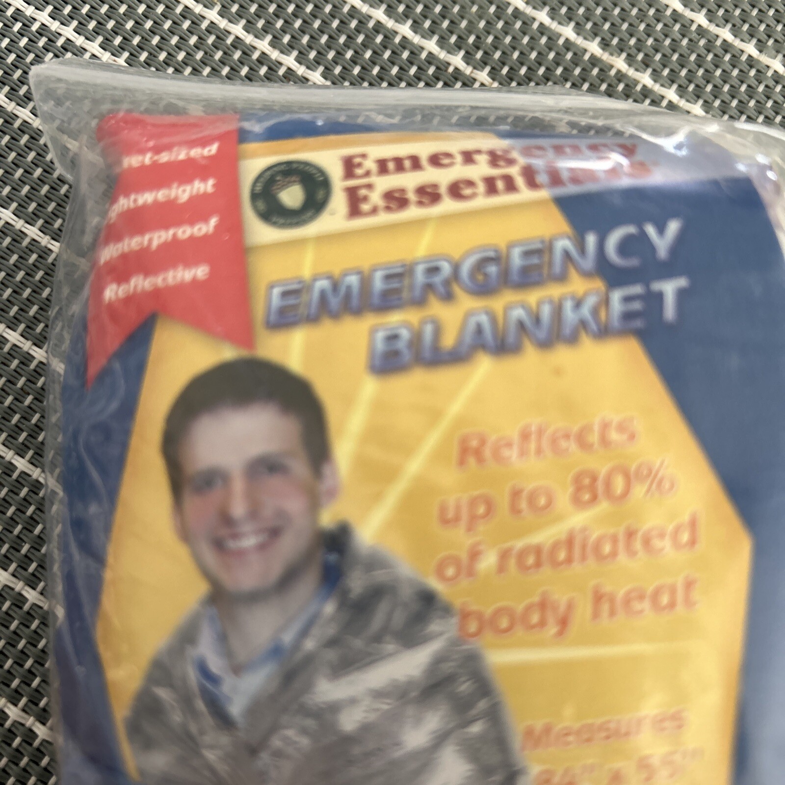 Pair Of Emergency Essential Emergency Blanket 84”x 55” WATERPROOF MYLAR