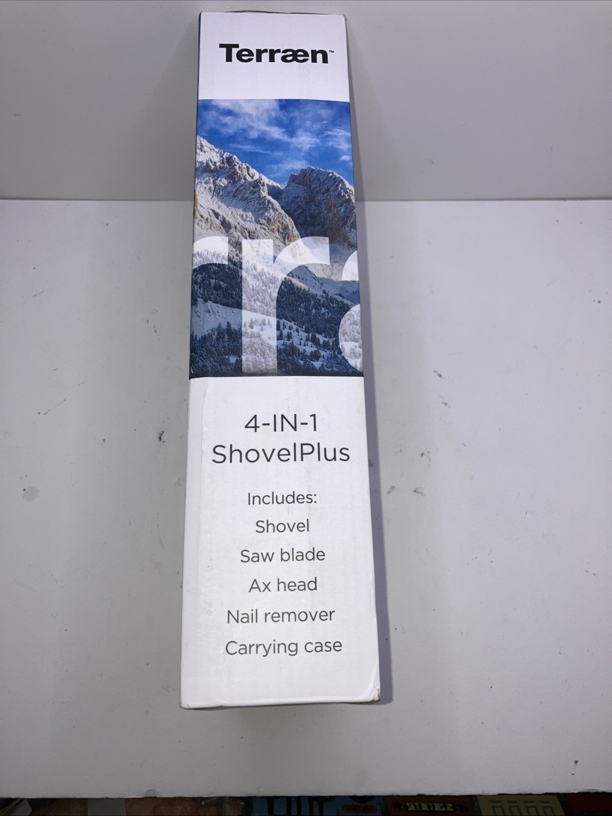 4 in 1 Emergency Backpacking Camping Hiking Shovel Ax Saw Nail Remover Gear NOB