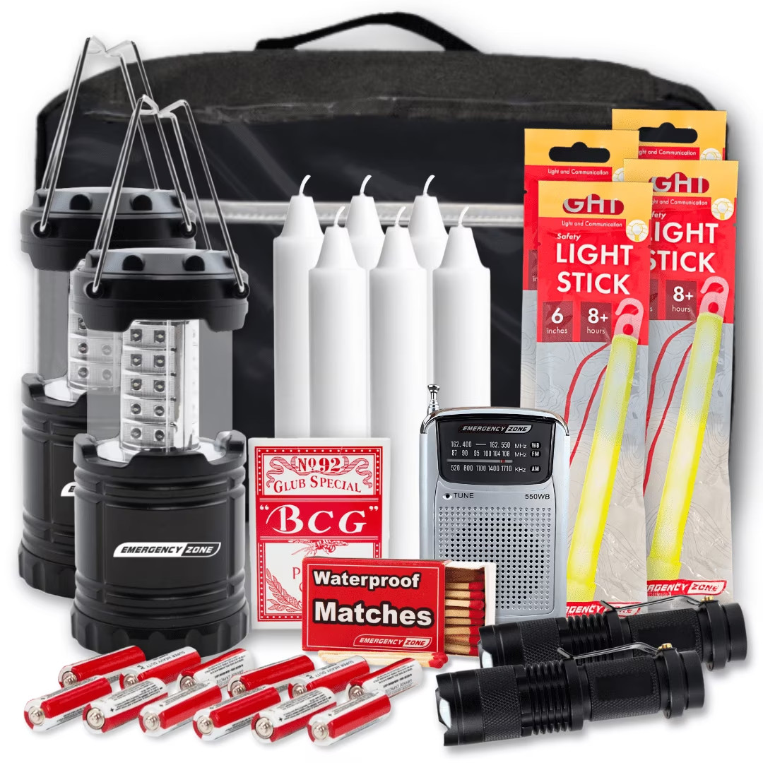 Power Outage Emergency Kit – Deluxe | Hurricane, Winter Storm & Grid Failure Sur