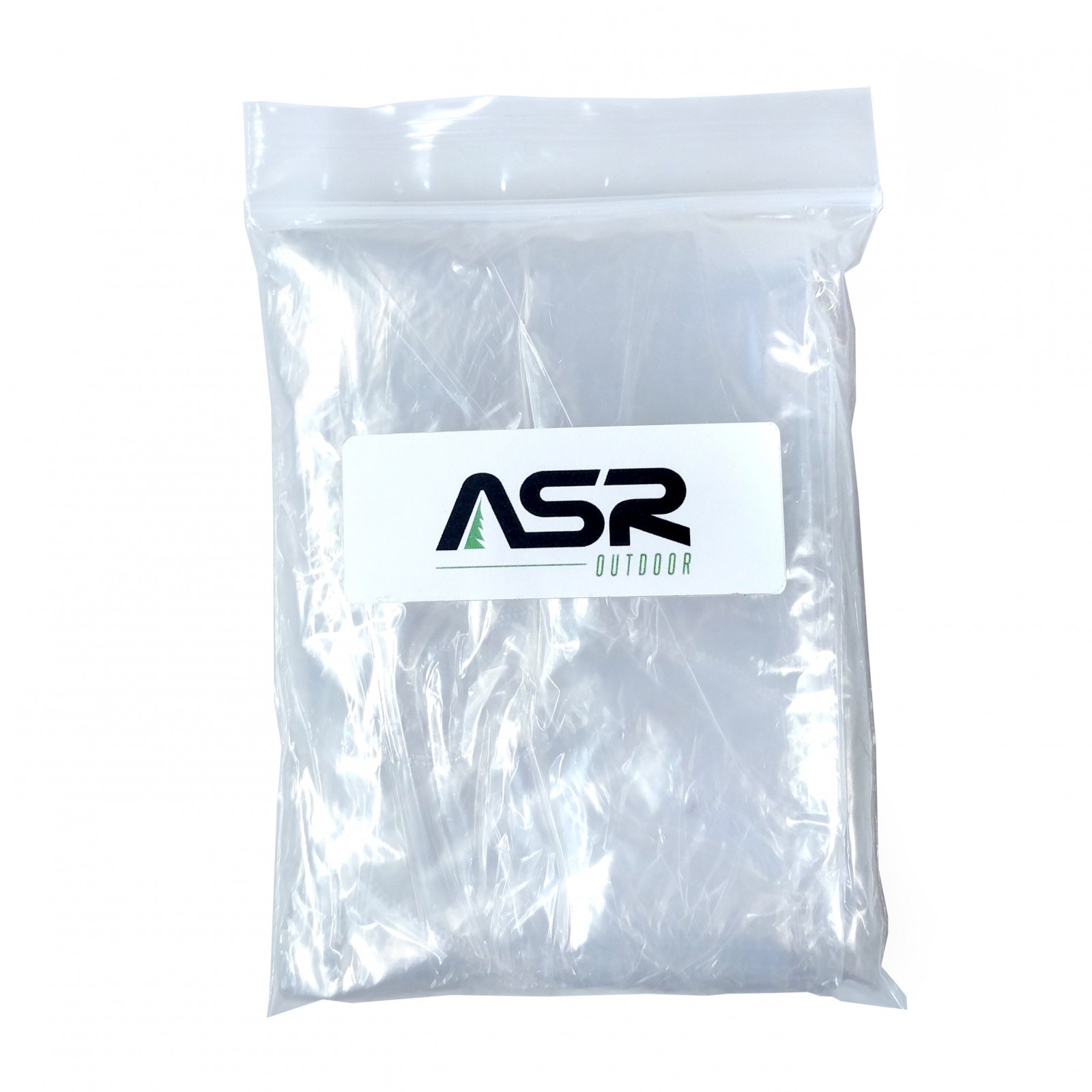 ASR Outdoor Clear Rain Poncho with Hood for Emergency Survival Camping Gear