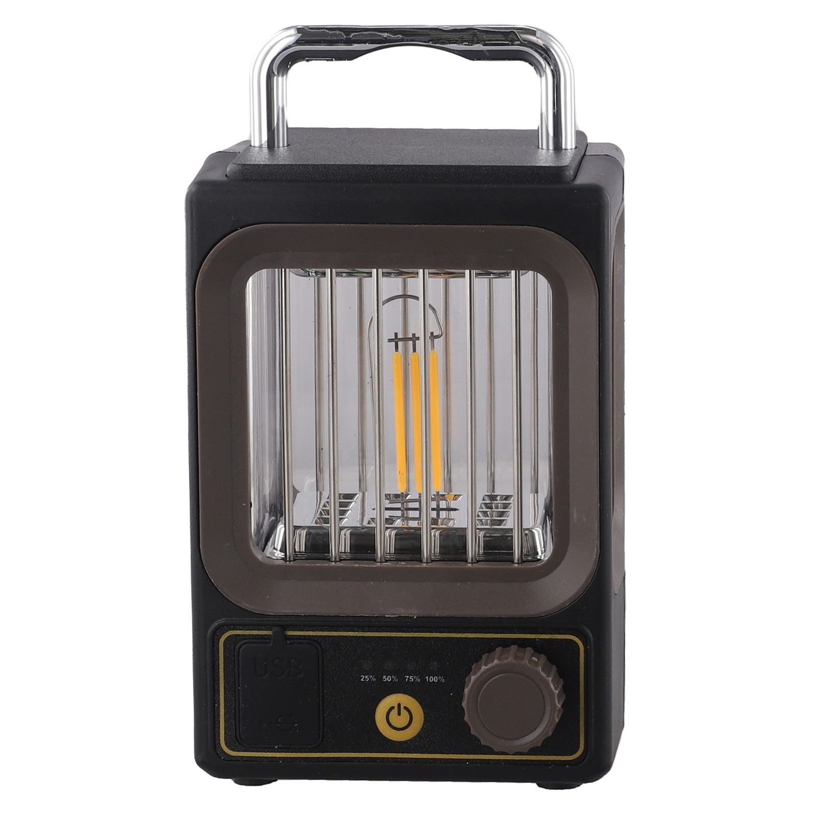 Rechargeable Solar Lantern with Adjustable Light Intensity for Outdoors
