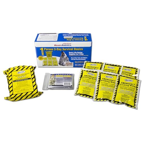 Emergency Survival Kit Food Water Blanket Portable 3 Days Supplies