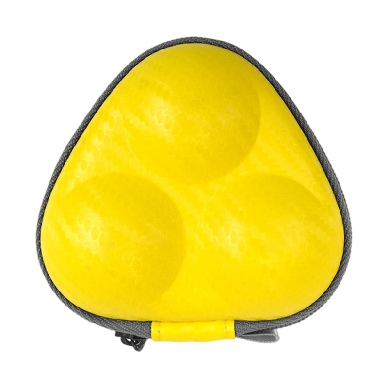 PU Leather 3 Pingpong Storage Box Table Tennis Storage Case Waterproof Hard Box