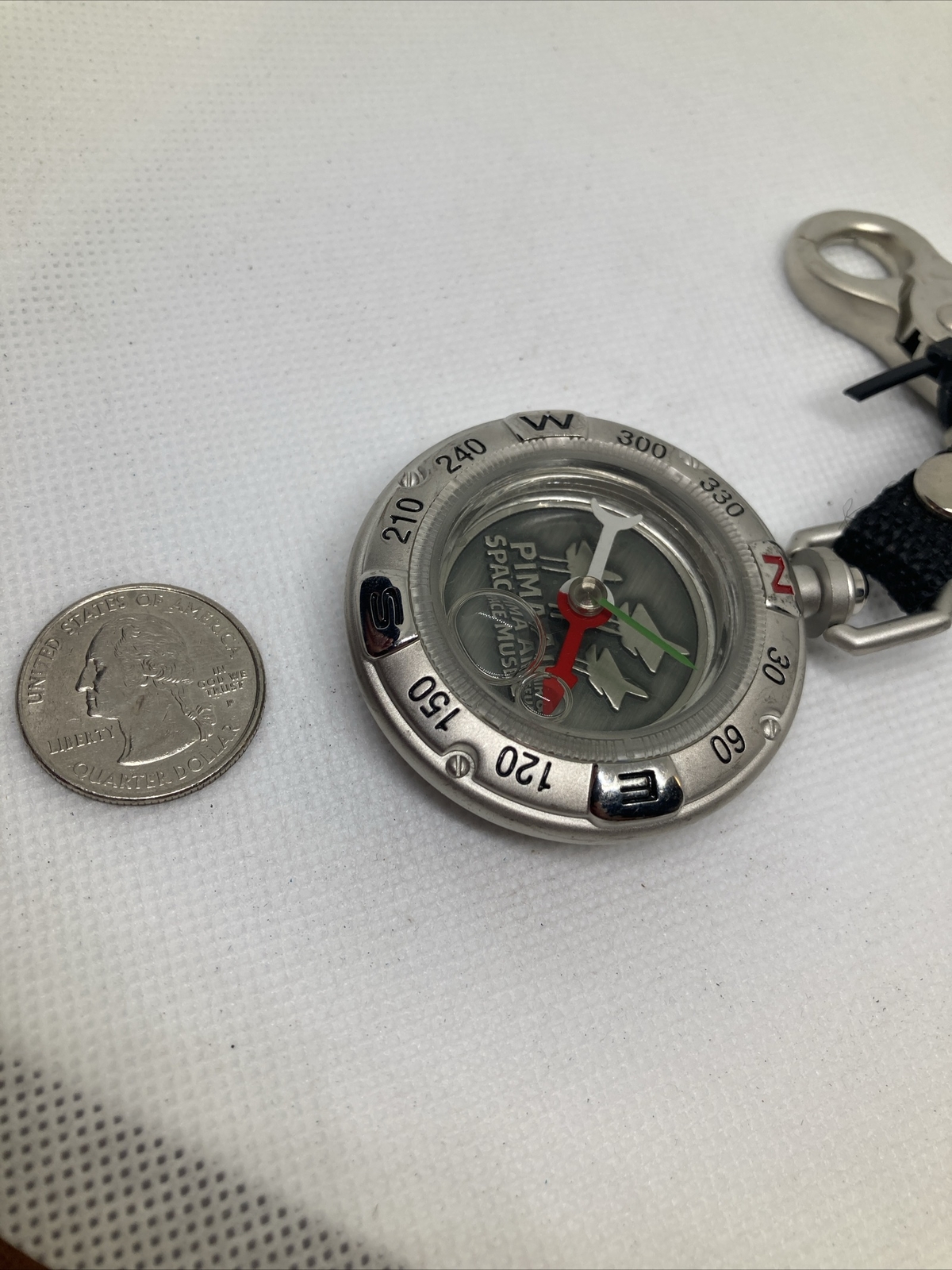 Heavy Water Filled Pima Air And Space Museum Clip Compass