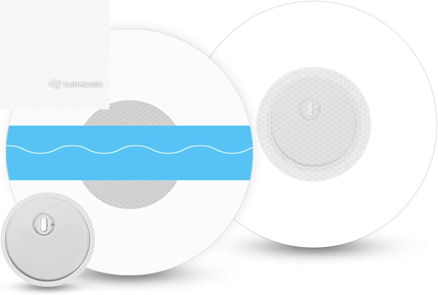 100 Waterproof Libre 3 Plus Sensor Covers Transparent Freestyle CGM Patches
