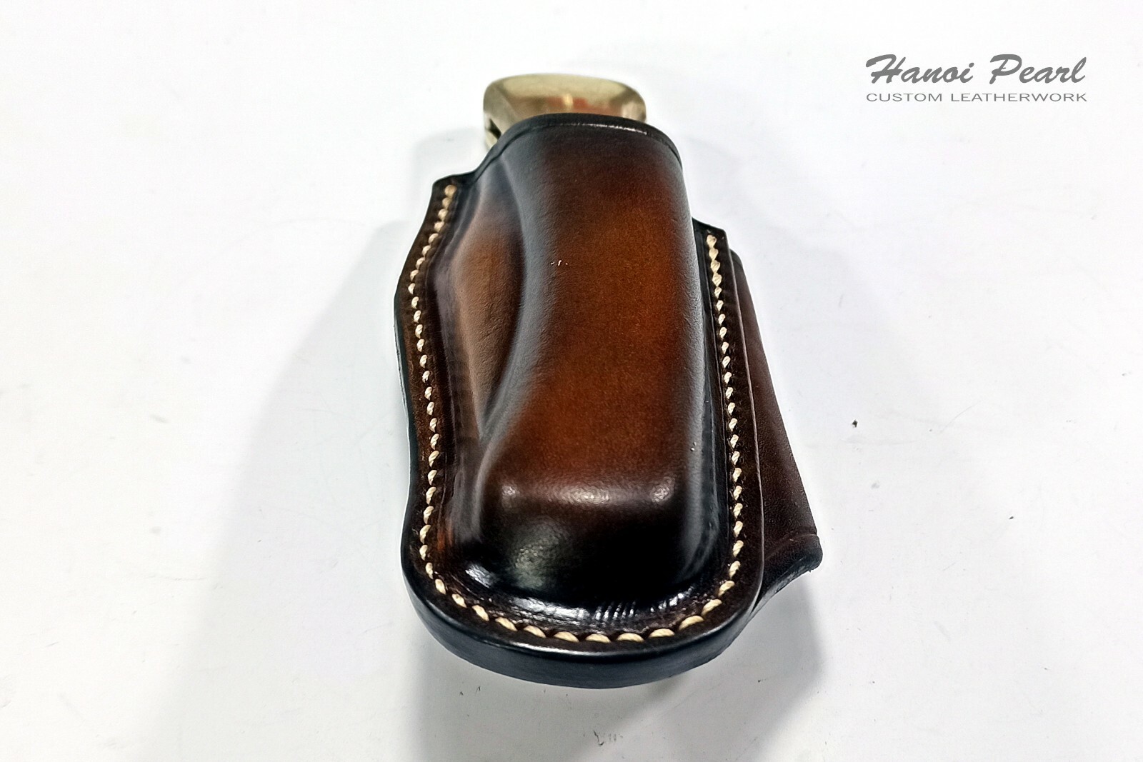 Buck 110 Hunter Sheath | Custom Cross Draw Scout Carry Leather Sheath