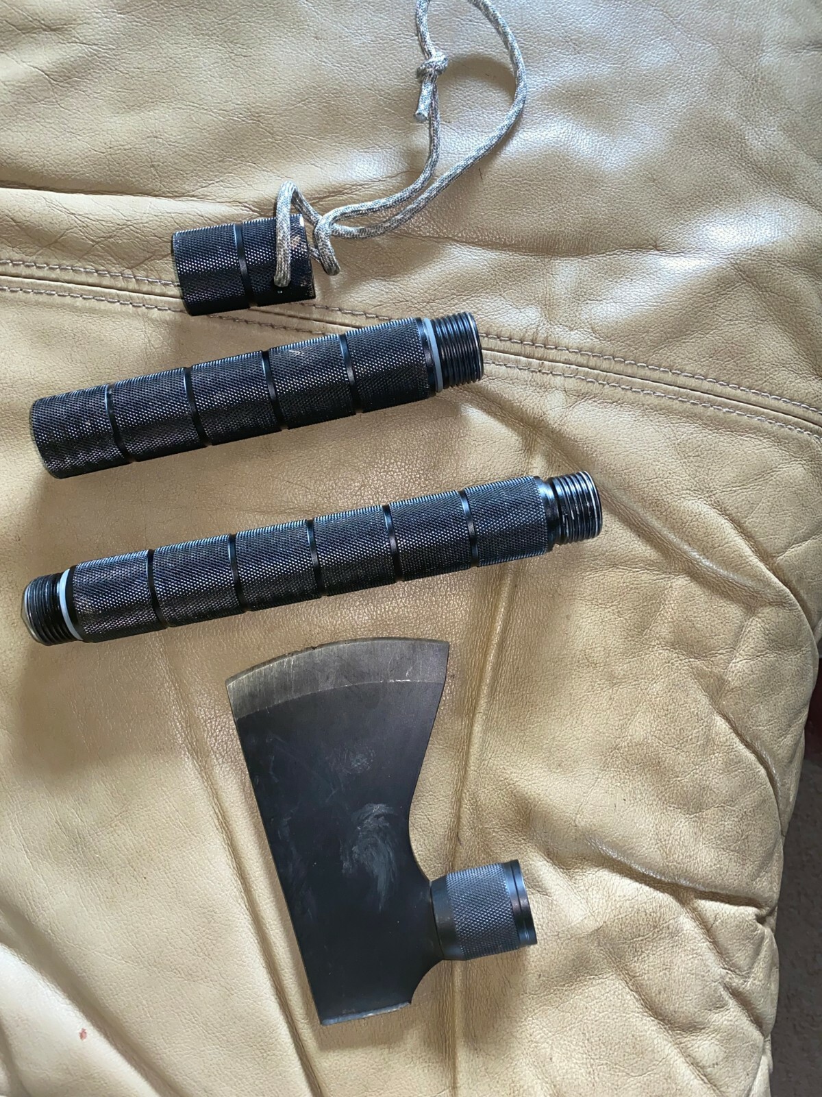 Iunio Camping Hatchet, Sheath, saw. Collapse able & packable